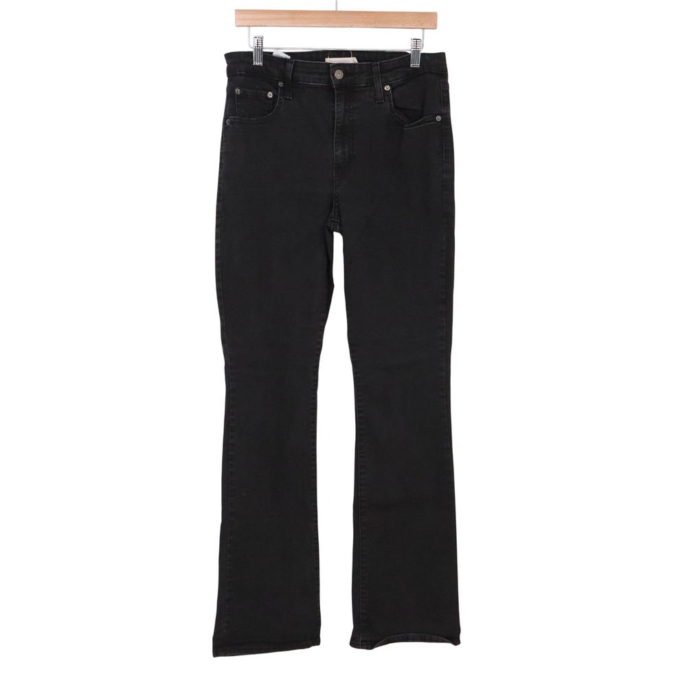 Levi's Jeans Womens 32 725 High Rise Bootcut Black Stretch Denim Excellent